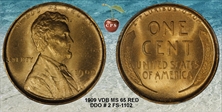 1909 VDB 1C DDO, FS-1102 MS65RD