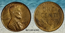 1927-D 1C MS64RD