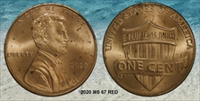 2020 1C Shield MS67RD