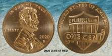 2020-D 1C Shield MS67RD