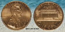 1996-D 1C MS68RD