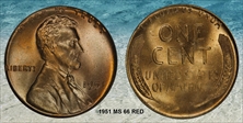 1951 1C MS66RD