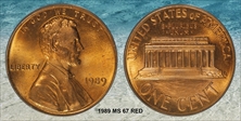 1989 1C MS67RD