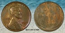 1924-D 1C MS63RB