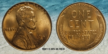 1941-D 1C MS66RD