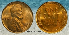 1938-D 1C MS66RD