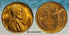 1937-S 1C MS66RD