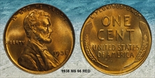 1938 1C MS66RD