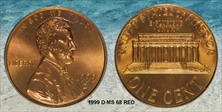 1999-D 1C MS68RD