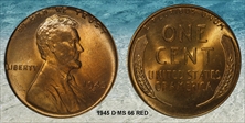 1945-D 1C MS66RD