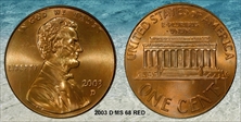 2003-D 1C MS68RD