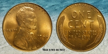 1944-S 1C MS66RD