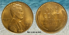 1941-S 1C MS66RD