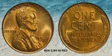 1936-D 1C MS66RD