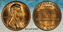 1972-D 1C MS66RD