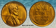1939-S 1C MS66RD