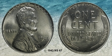 1943 1C MS67
