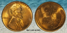 1947-S 1C MS66RD