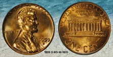 1959-D 1C MS66RD