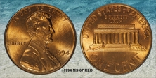 1994 1C MS67RD