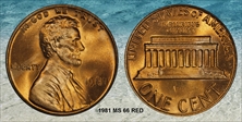 1981 1C MS66RD