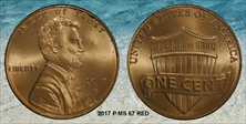 2017-P 1C Shield MS67RD