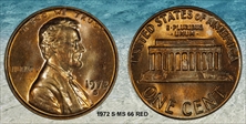 1972-S 1C MS66RD