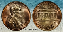 1971-D 1C MS66RD