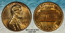 1970-S 1C Large Date MS66RD