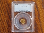 1853 G$1 MS63