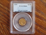 1929 $2.50 MS64