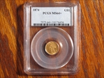 1874 G$1 MS64+