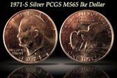 1971-S $1 Silver MS65