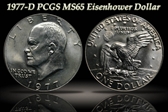 1977-D $1 MS65
