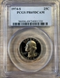 1974-S 25C PR69DCAM