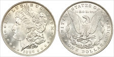 1886 $1 MS64
