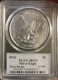 2024 $1 Silver Eagle First Strike Cleveland Native American 1 of 500 MS70