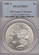 1881-S $1 MS67