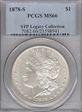1878-S $1 MS66