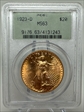 1923-D $20 MS63