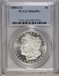 1880-CC $1 MS64PL