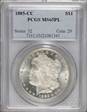1885-CC $1 MS65PL