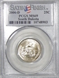 2006-D 25C South Dakota Satin Finish SP69