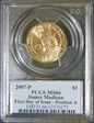2007-P $1 James Madison Position A - First Day of Issue MS66