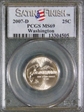 2007-D 25C Washington Satin Finish SP69