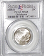2008-D 25C Oklahoma Satin Finish SP68