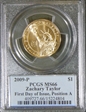 2009-P $1 Zachary Taylor Position A - First Day of Issue MS66