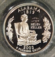 2003-S 25C Alabama PR69DCAM