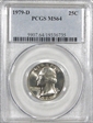1979-D 25C MS64