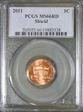 2011 1C Shield MS66RD